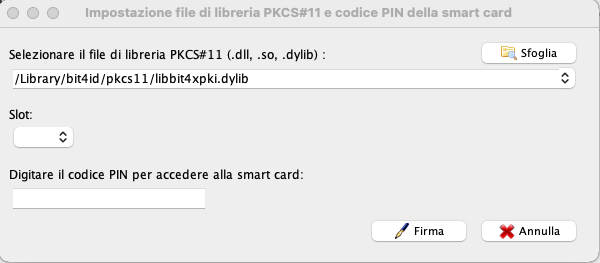 mac richiesta libreria